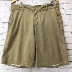 CB 4Way Stretch Beige Shorts Mens Sz L Large Athletic Golf